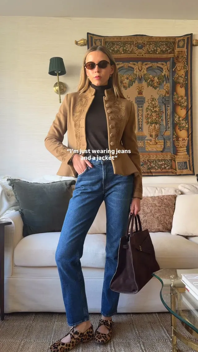 my favorite time of year for jeans & a jacket! comment shop & I’ll send you my go to pair of denim and all my favorite j